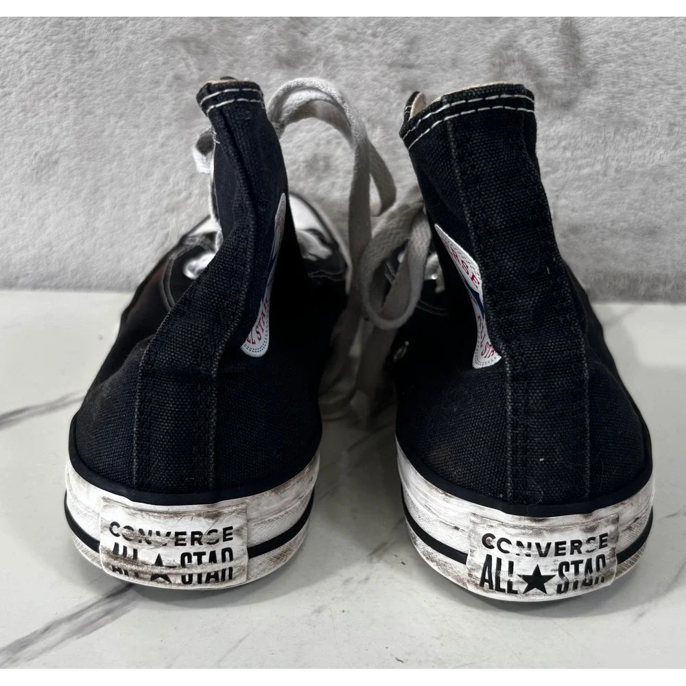 Converse Chuck Taylor All Star Mens 6 Womens 8 Black High Top Good M9160 Sneaker - Picture 4 of 6